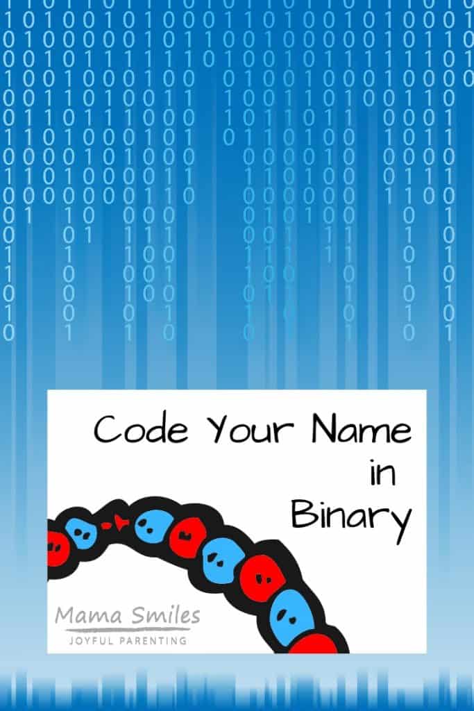 Introduce kids to binary code by teaching them to code their names - in jewelry! #STEMed #binary #kidsactivities #STEAMkids