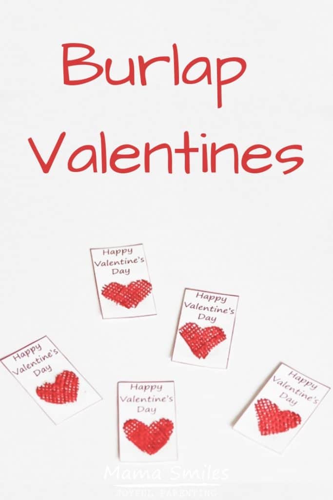 Free Valentine's Day cards printable - personalize for fun, easy for kids to make valentines for school. We used the printable to make burlap valentines! #vday #valnetinesday #valentinetemplate #valentineprintable #kidsactivities #printables #freeprintables