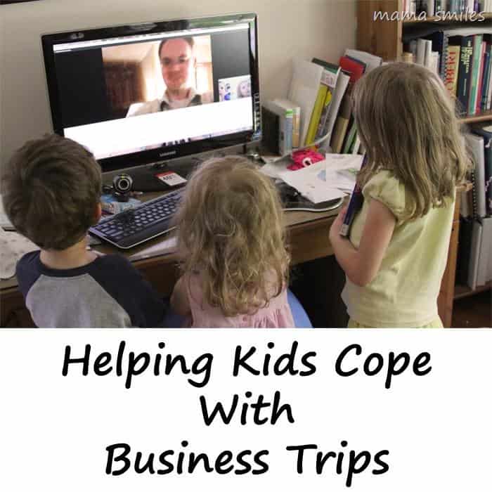 Parenting tips - how to help your kids cope with business trips. How to Prevent or reduce children's anxiety over having a parent gone.