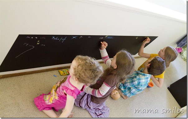Chalkboard storytelling for kids