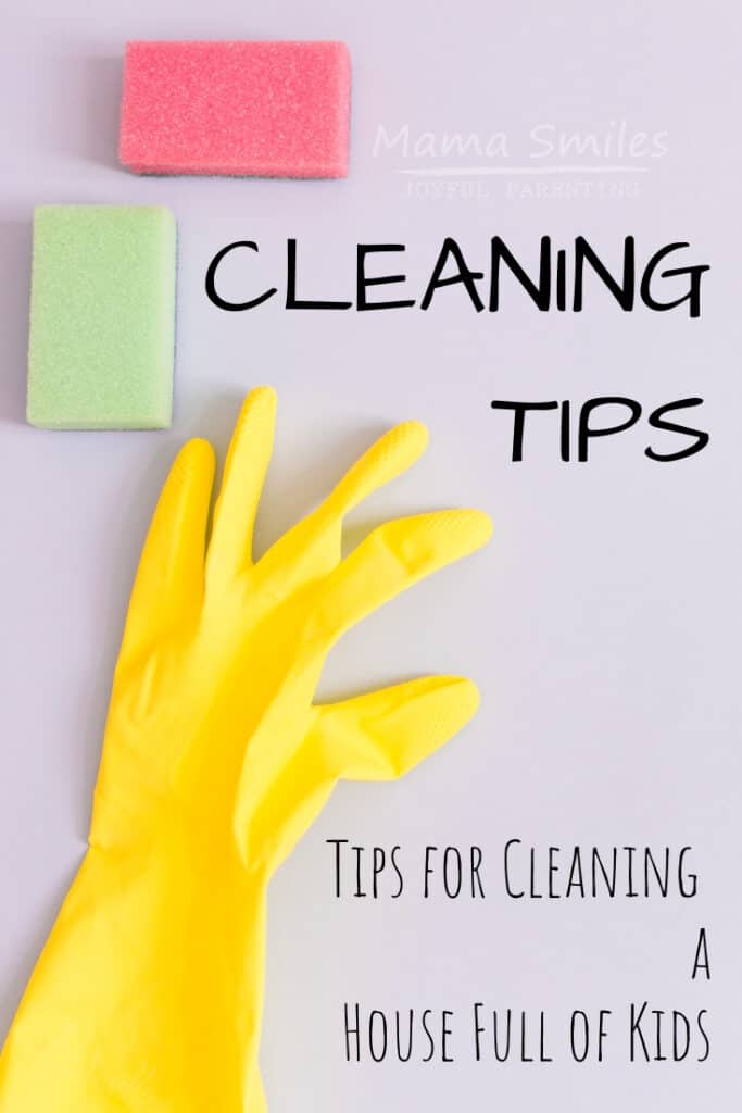 Cleaning tips for parents - simple cleaning hacks that make life with kids just a little bit easier.