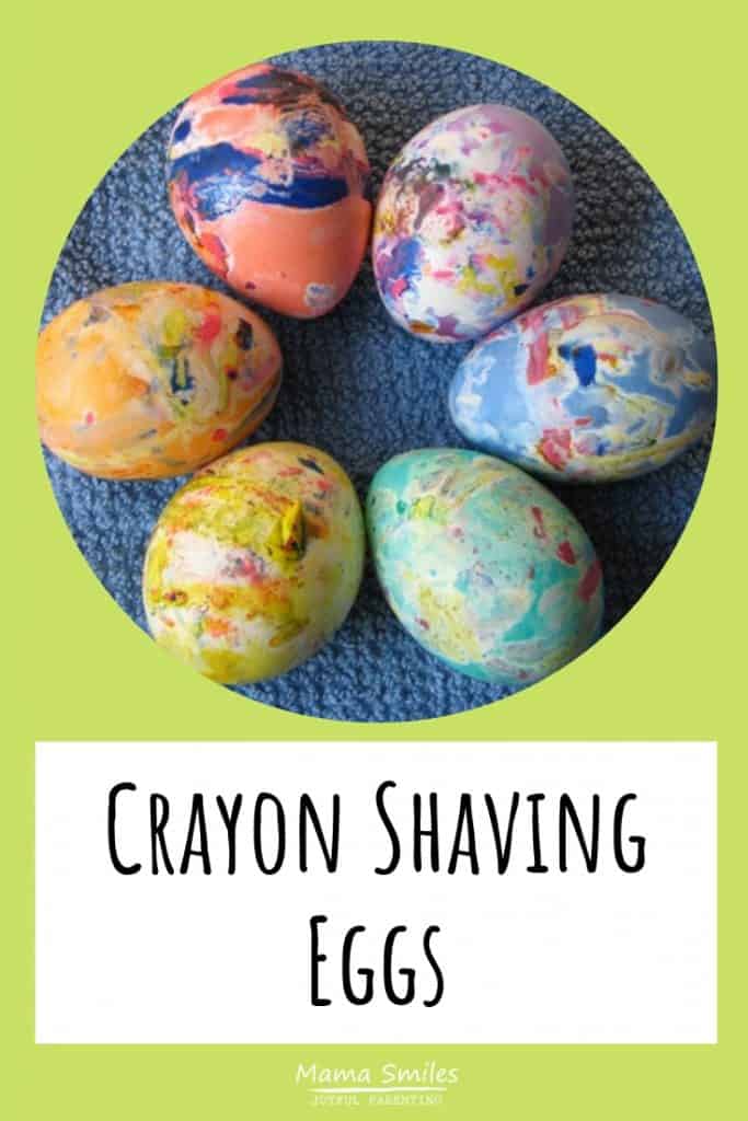 Crayon shaving eggs are easy to make and visually stunning works of Easter art. Learn how to make them - for yourself, or with the kids. #eastereggs #kidsactivities #easterart