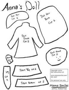 Free Pattern for Sewing a Felt Doll. Pure Whimsy!
