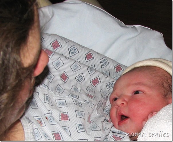 Johnny's birth story - mama smiles