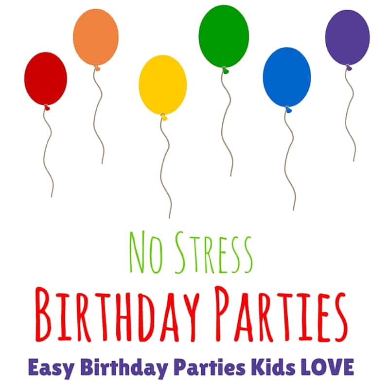 Throw a no-stress kids birthday party by following these simple tips! A fun kids birthday party does not have to be a lot of work, or expensive!