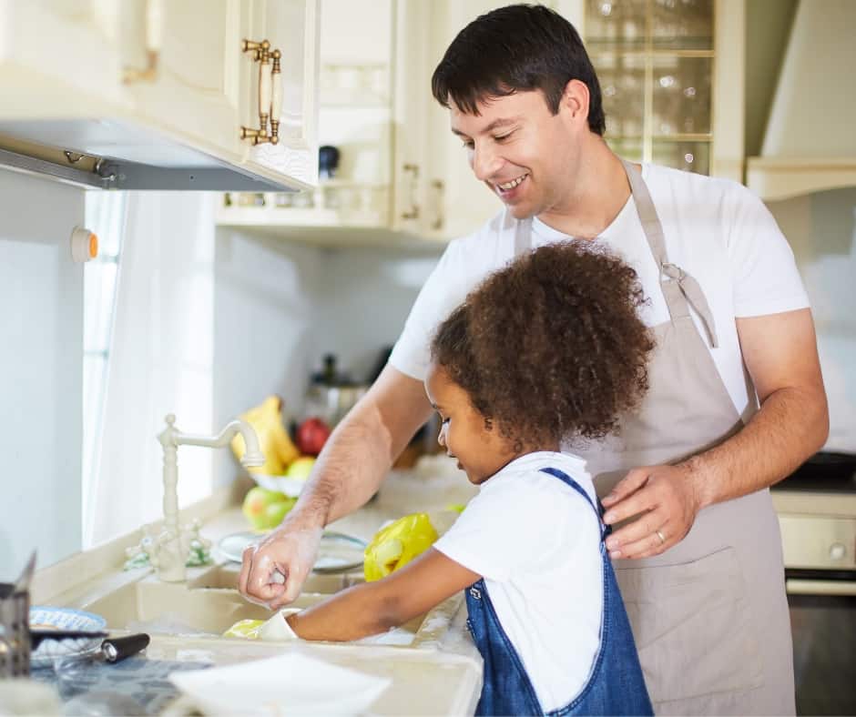 Doing chores and other types of hard work helps kids develop leadership skills.