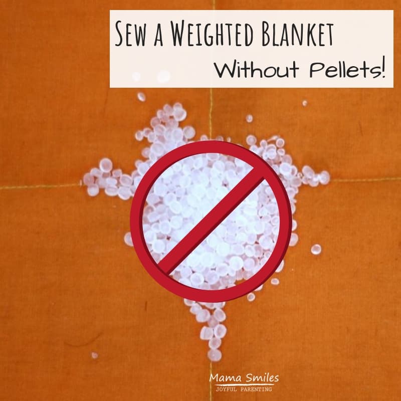 how to make a weighted blanket without pellets