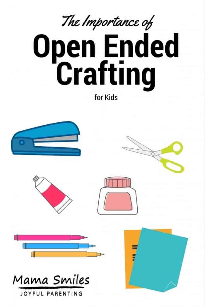 Why kids need the chance to engage in open ended crafting - and tips for getting started.