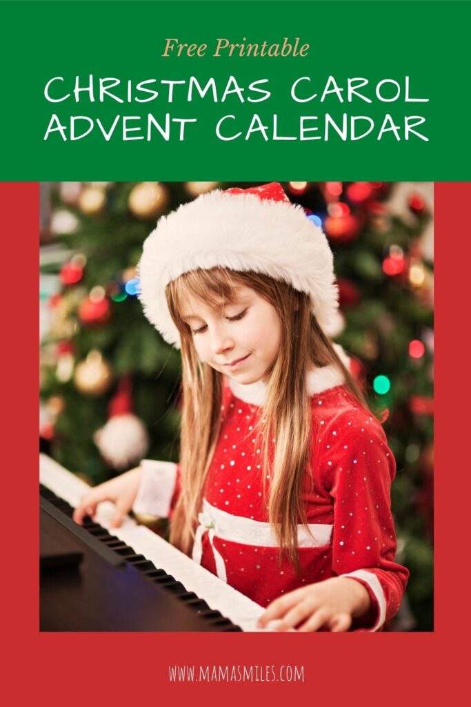 Sing your way to Christmas advent calendar