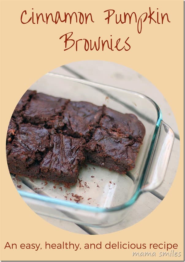 cinnamon pumpkin brownie recipe