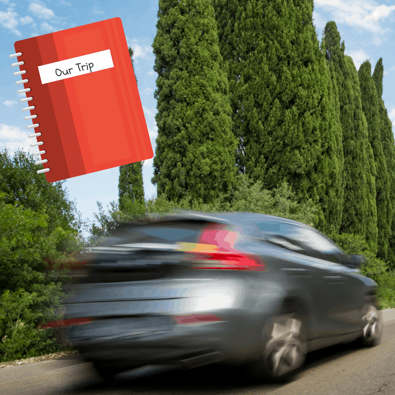 road trip journaling for kids