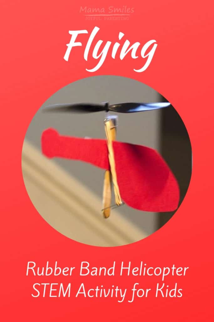 Rubber band helicopters are easy and fun to make. Learn how you can make one a home, and learn tips to really make them fly! #STEMed #homeschool #stemactivity #kidsactivities