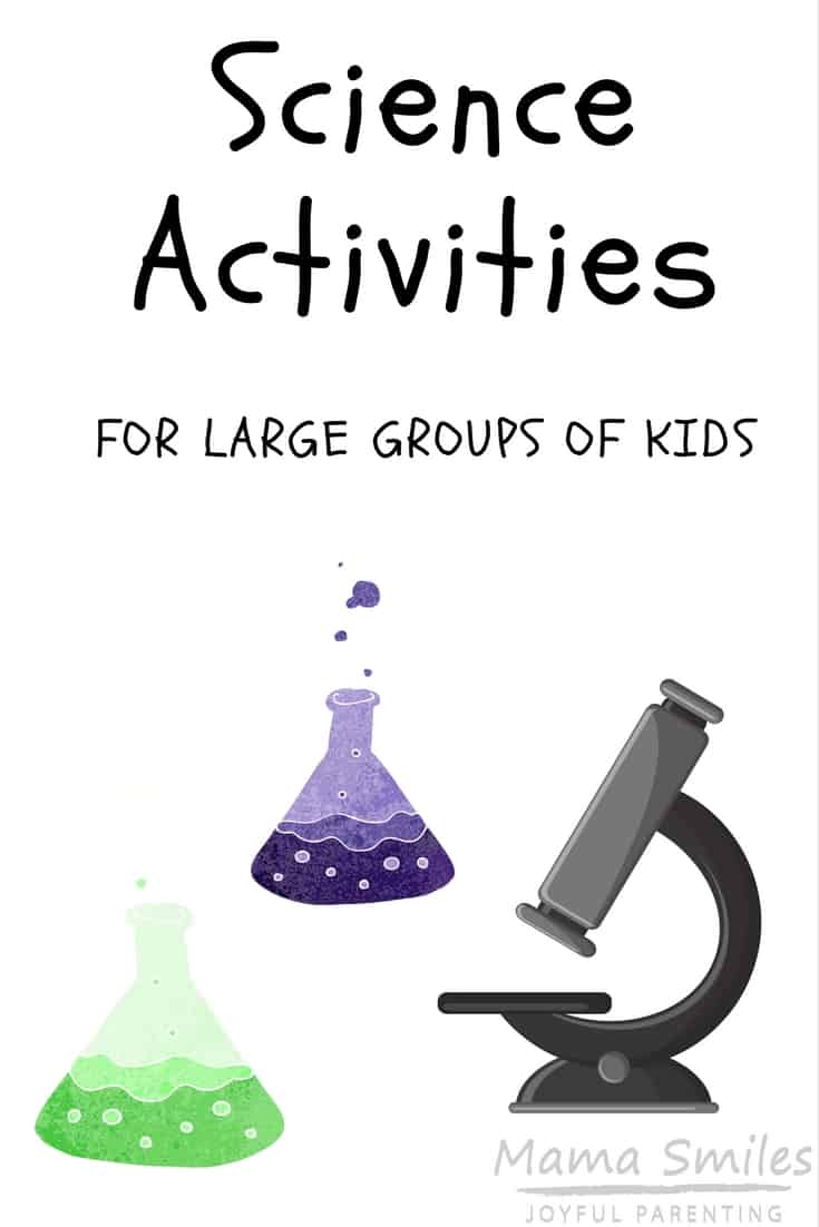 Easy Science Projects for Kids that work well with large groups, and can be used as science fair projects for school. Great Science Education ideas!