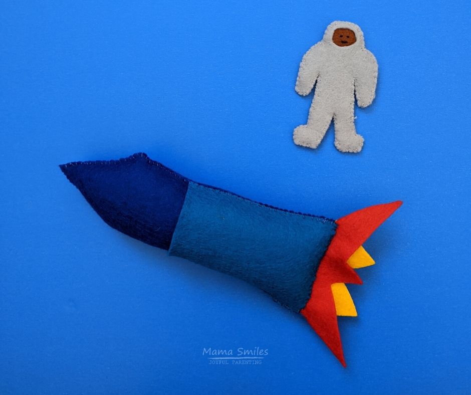 sew a space themed soft toy