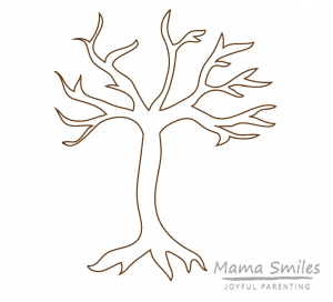 Free tree printable - prints out as an 8.5x11 inch image
