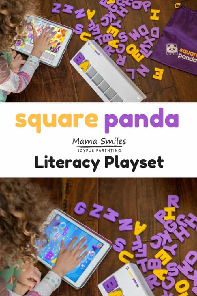 Do you have a child who is learning to read or working on spelling? Check out the Square Panda literacy program for multisensory personalized learning. #literacy #ece #learntoread #squarepanda