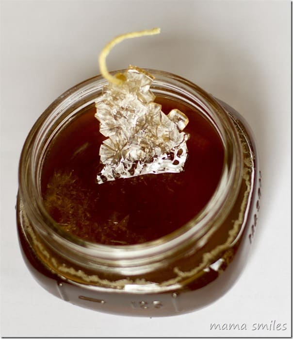 Growing sugar crystals is delicious STEM fun for kids!