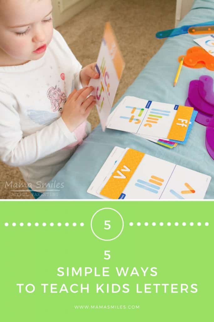 playful ways to teach kids letters