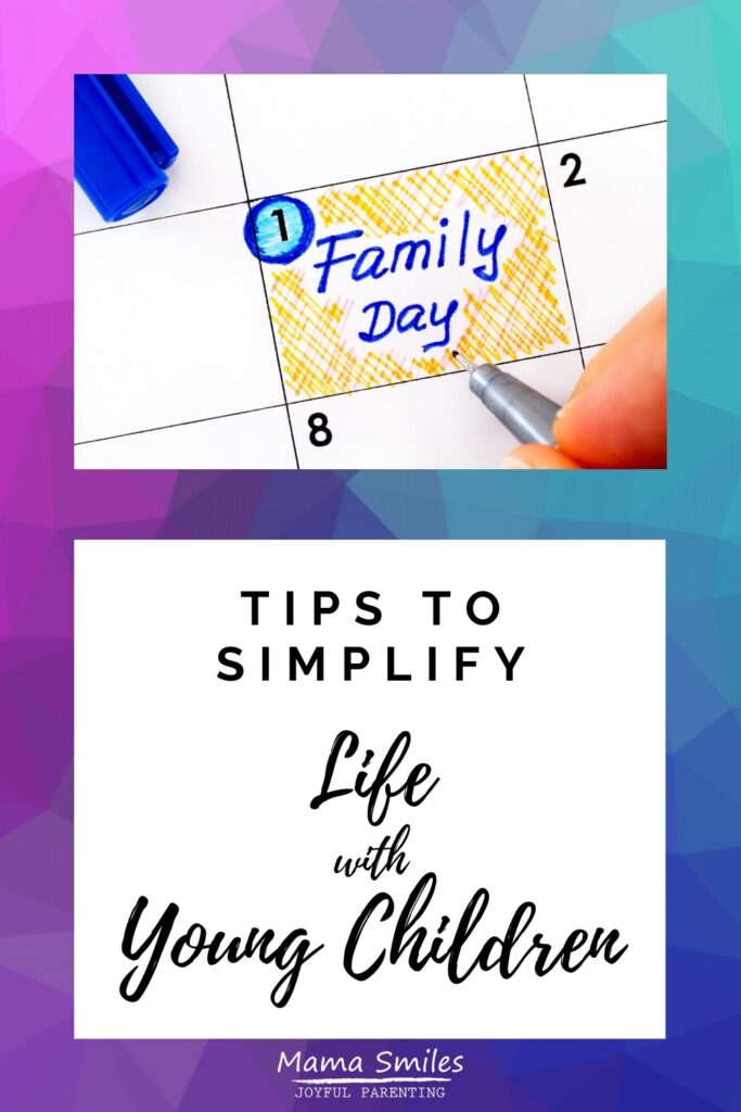 tips to simplify life with children