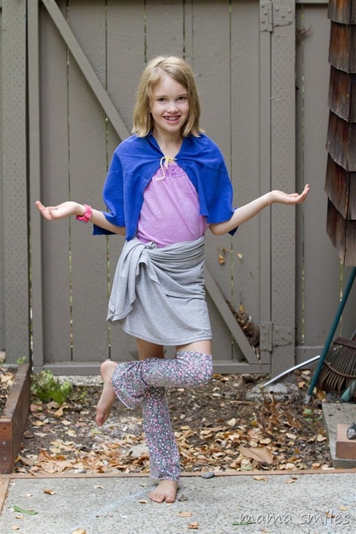 Fun crafting for kids using old worn-out T-shirts, plus a review of DIY T-Shirt Crafts: From Braided Bracelets to Floor Pillows, 50 Unexpected Ways to Recycle Your Old T-Shirts.